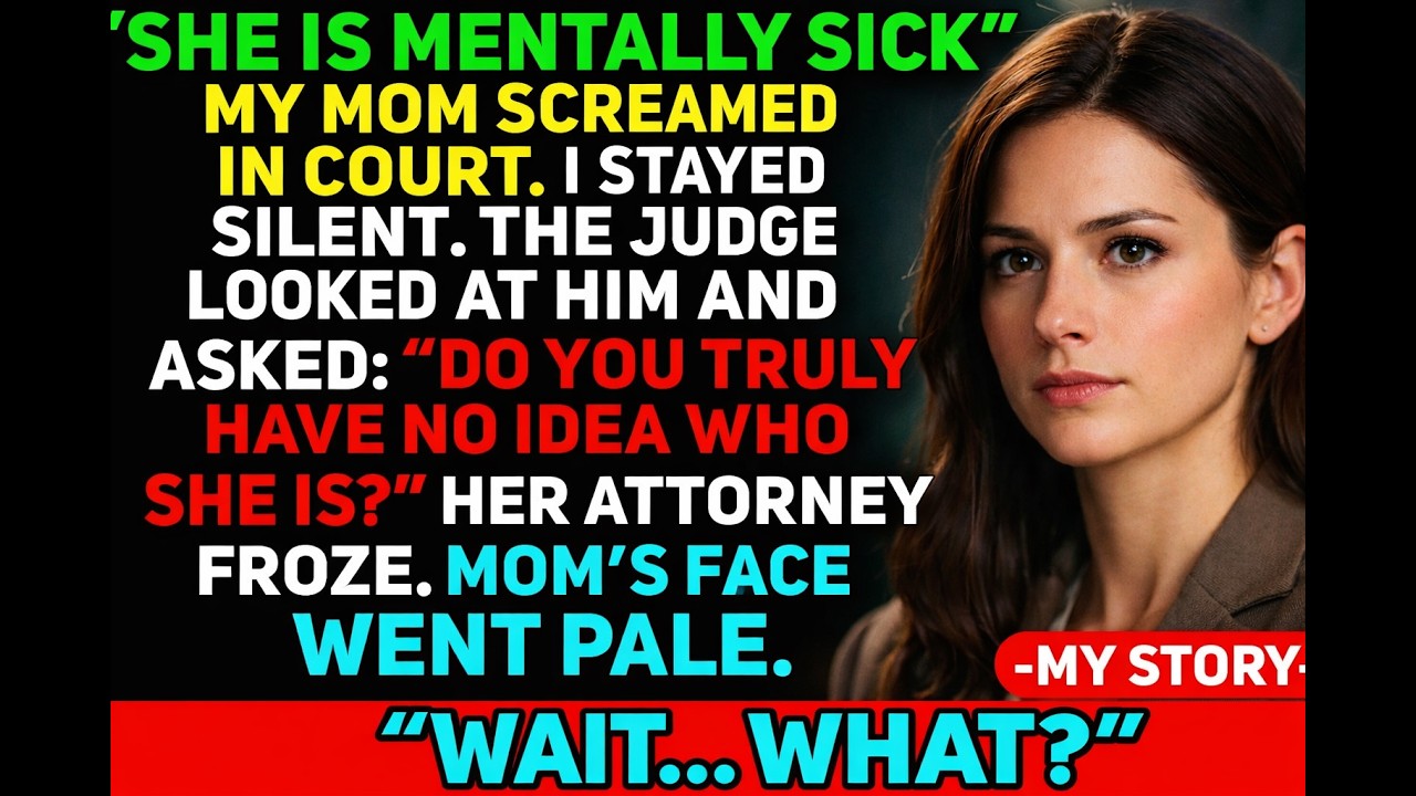 In the Courtroom, My Mom Humiliated Me — Until the Judge Leaned Forward  #truestory #familydrama