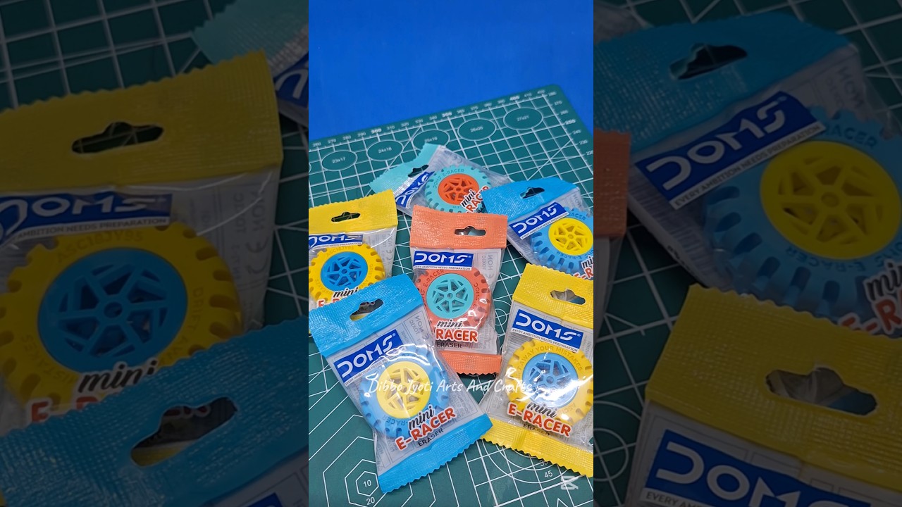 Doms mini e-racer eraser at 5rs  @Tech-Eela  #shorts​ #gadgets