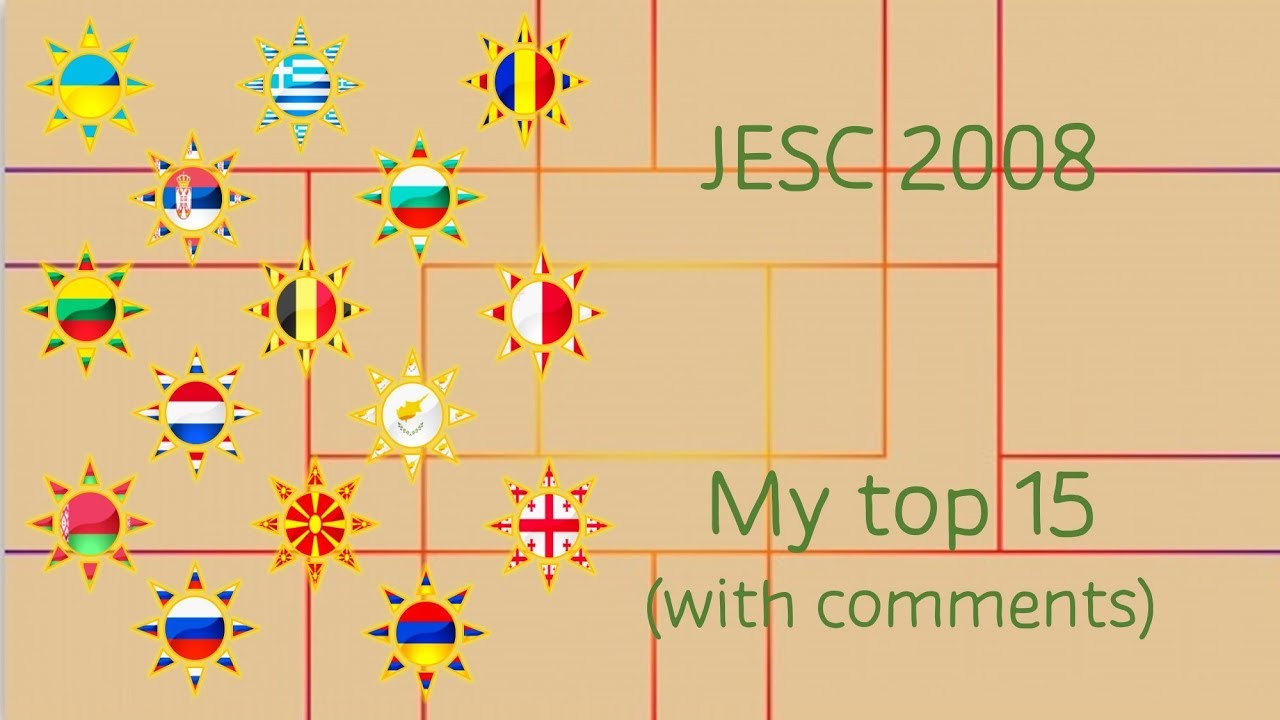 JESC 2008 - My Top 15 (with comments)