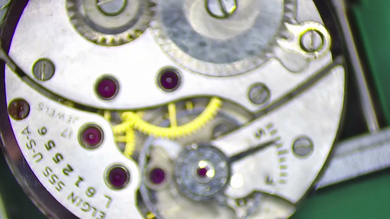 Часы класса люкс ELGIN 1946 года НЕ работают, но сейчас работают.