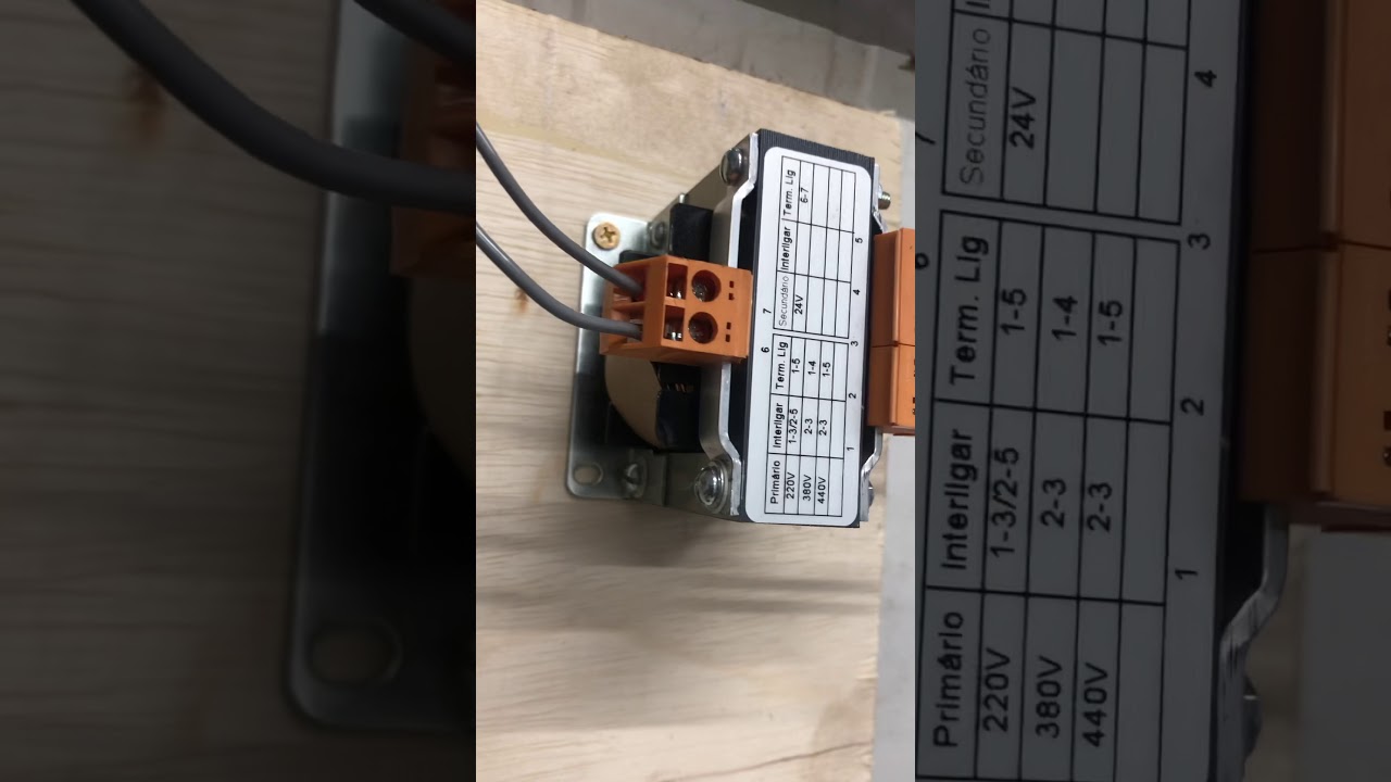 Explicando como se liga um transformador de 220 para 24 V