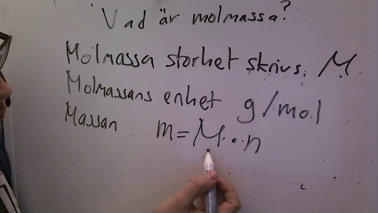 Kemi 1 på enkel svenska vad är molmassa del 2