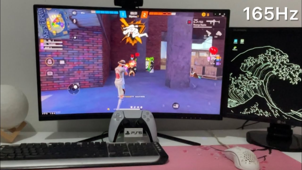 Assim &eacute; a sensa&ccedil;&atilde;o de jogar a 165hz - FREE FIRE POV