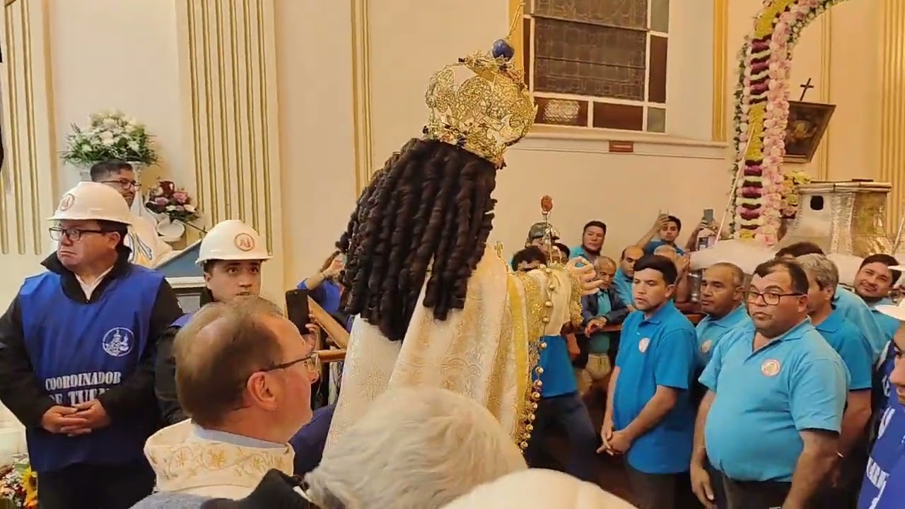 Cambio de la Virgen de Andacollo en Fiesta Chica 2023, 30 septiembre