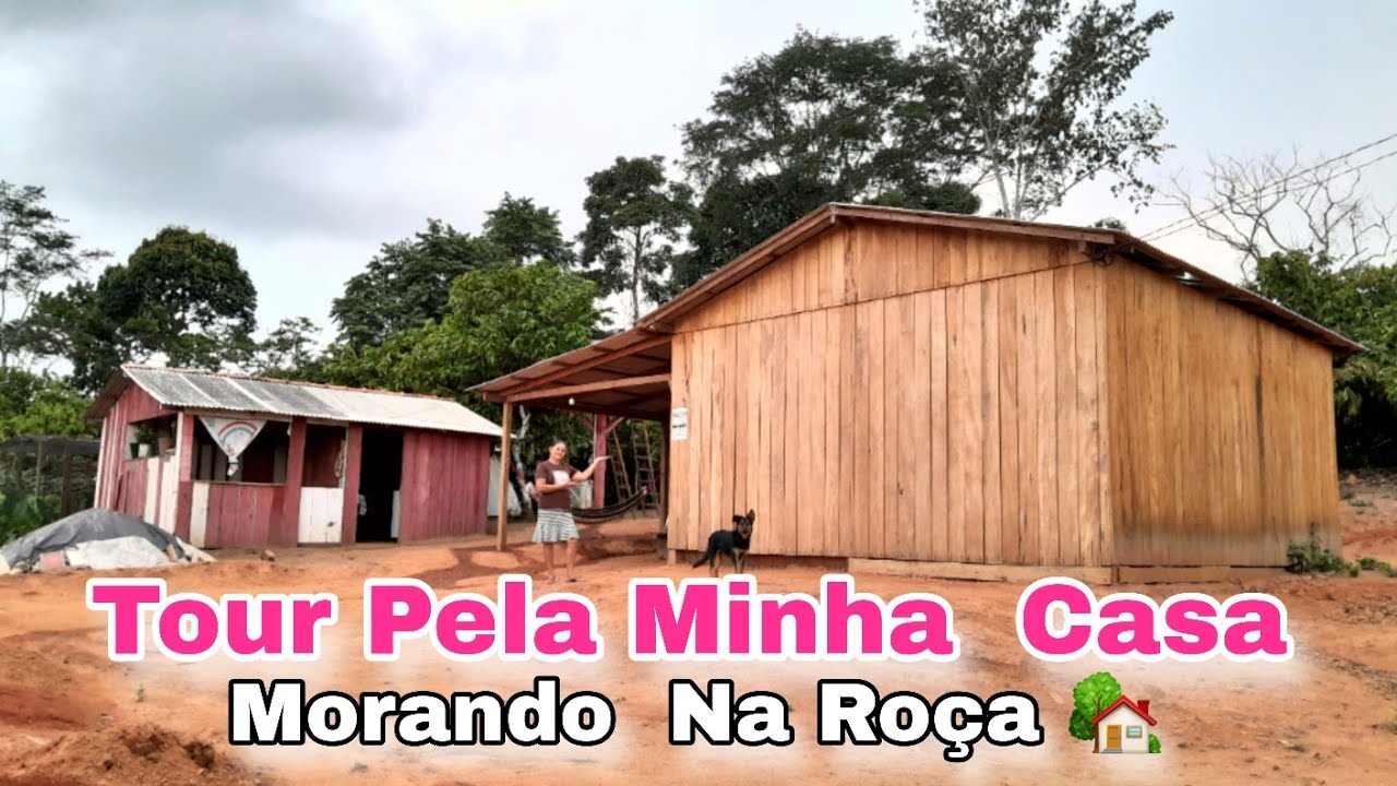 TOUR PELA MINHA  CASA | Casa de madeira na roça | Casa simples e organizada 🏡