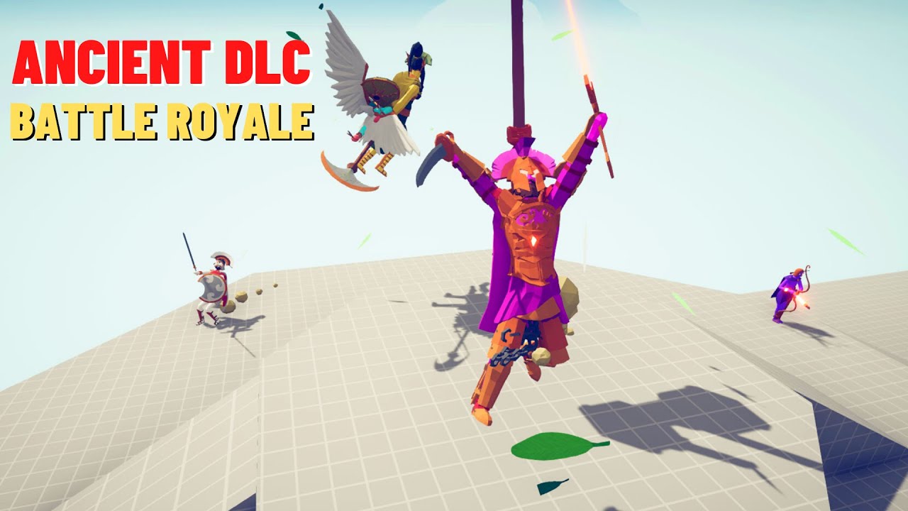 ANCIENT DLC BATTLE ROYALE - WHO'S THE LAST SURVIVOR? - Totally Accurate Battle Simulator TABS