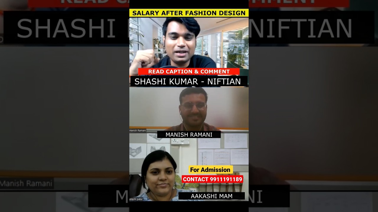 Salary after Fashion Design Course - Contact 9911191189 #fashiondesigning #fashiondesign #salary