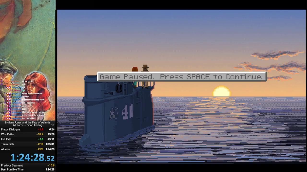 Indy  Fate of Atlantis - All Paths + Good Ending - Lets Go!