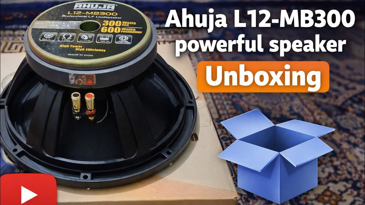 Ahuja powerful speaker L12-mb300 Unboxing & price