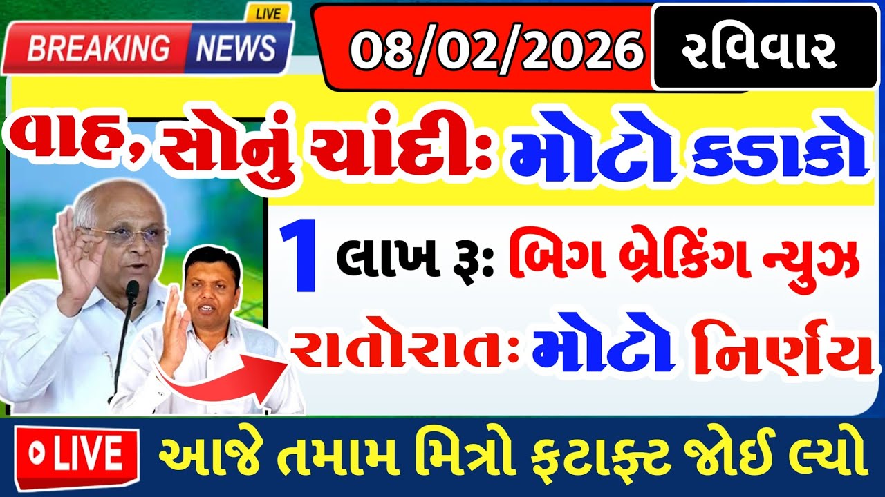 સોનું ચાંદી: મોટો કડાકો,1 લાખ રૂપિયા= khedut duniya | commodity Trend / khedut | વરસાદ આગાહી / યોજના