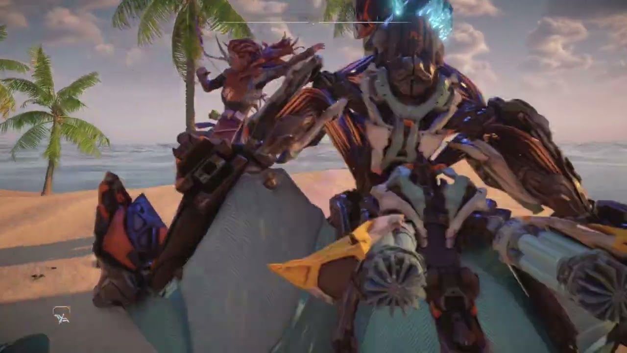 Out of bounds secret in Horizon Forbidden West-Burning Shores, hole under the sea.