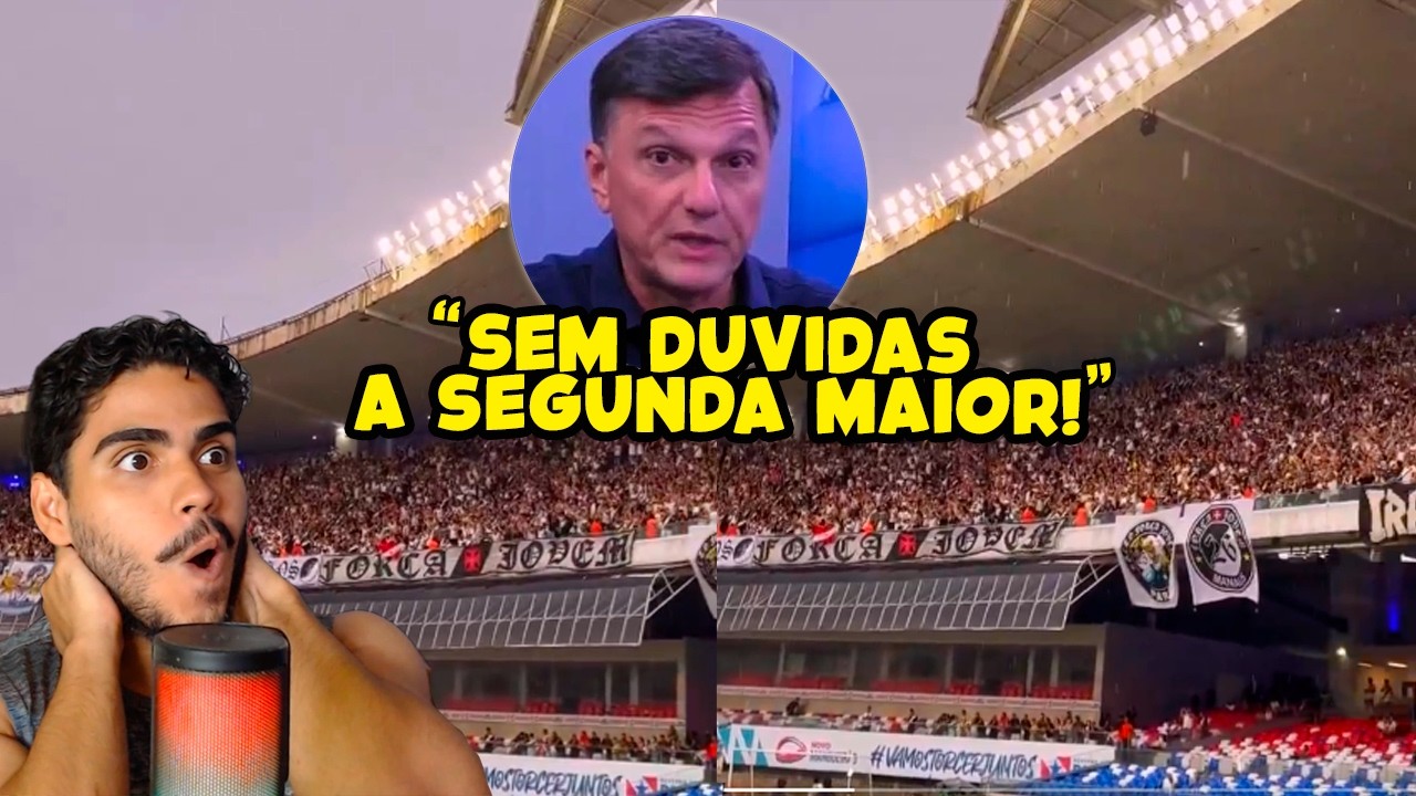 ATE A MIDIA TRADICIONAL SE RENDEU AO TAMANHO DA TORCIDA DO VASCO!