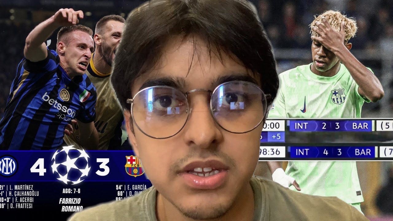 INTER MILAN 4-3 BARCELONA | CRAZIEST GAME EVER!  *WHAATTT*