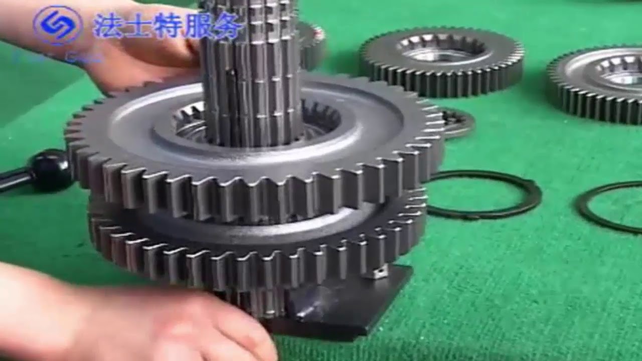 第3期.  Fast 12-speed gearbox second shaft composition and assembly法士特12档变速箱二轴组成及装配