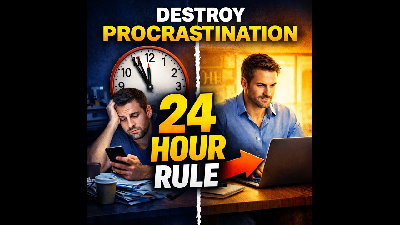The 24-Hour Rule To Destroy Procrastination Forever