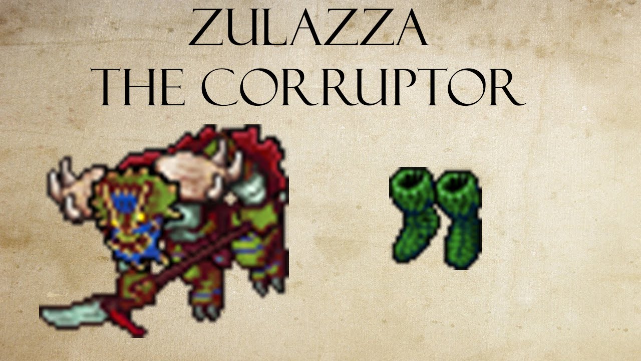 Tibia - Boss : Zulazza The Corruptor (Fail)