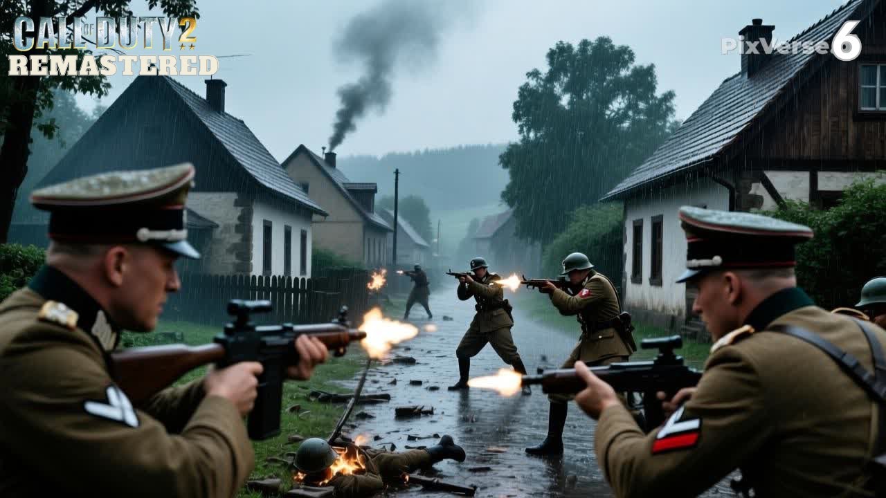 Cleaning Vallage | Call of Duty 2 Remastered Gameplay #6