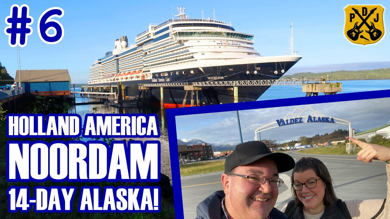 Noordam Pt.6 - Valdez, Dock Point Trail, Thompson Pass & Worthington Glacier, Solomon Gulch Hatchery