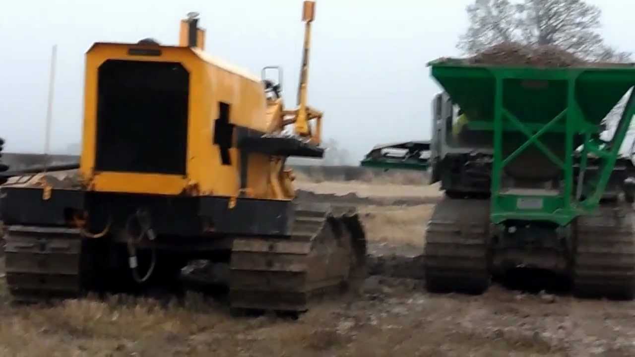 McCusker engineering tracked gravel cart