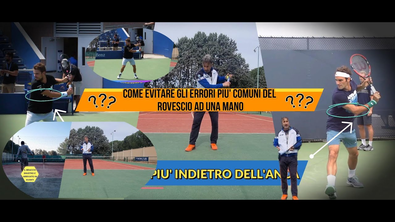 COME EVITARE GLI ERRORI PIU' COMUNI DEL ROVESCIO AD UNA MANO  💪💯🎾