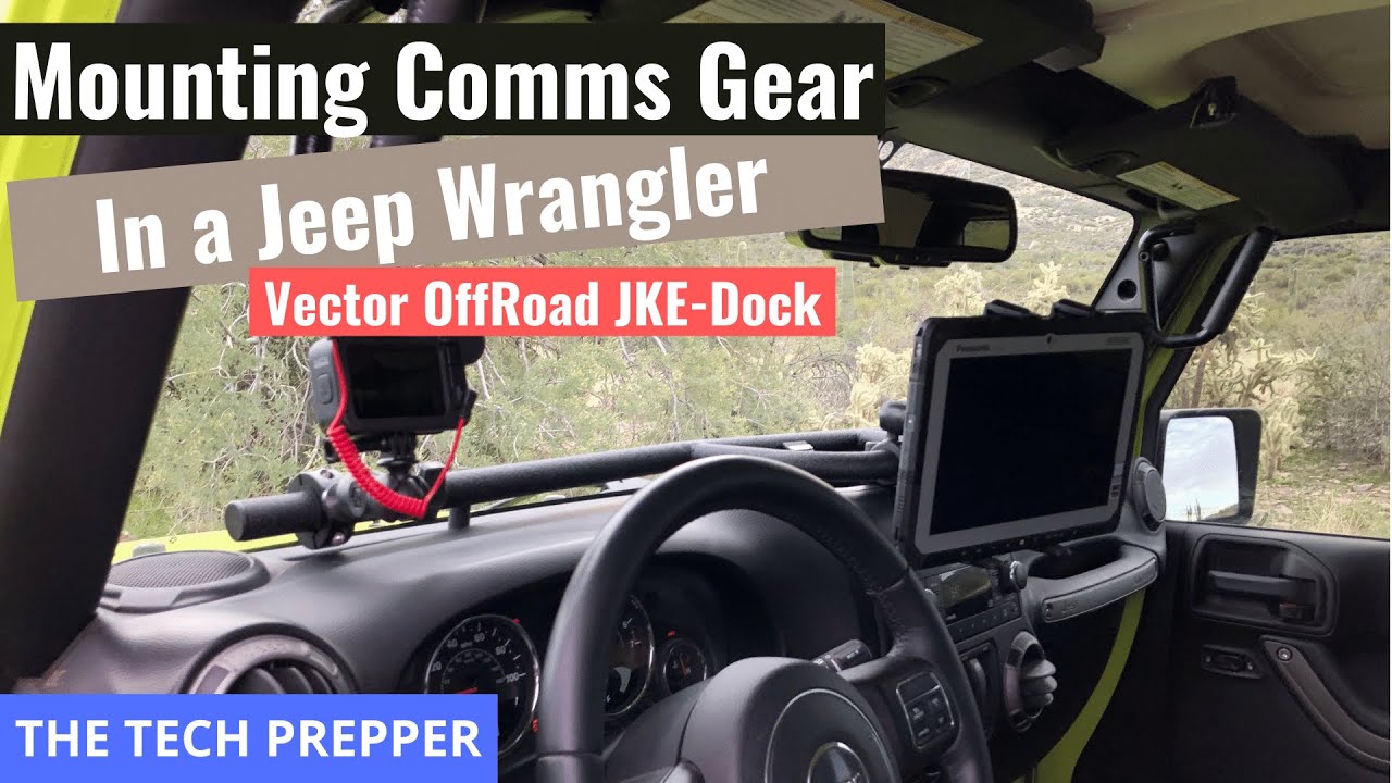 Mounting Comms Gear in a Jeep Wrangler - Vector OffRoad JKE-Dock