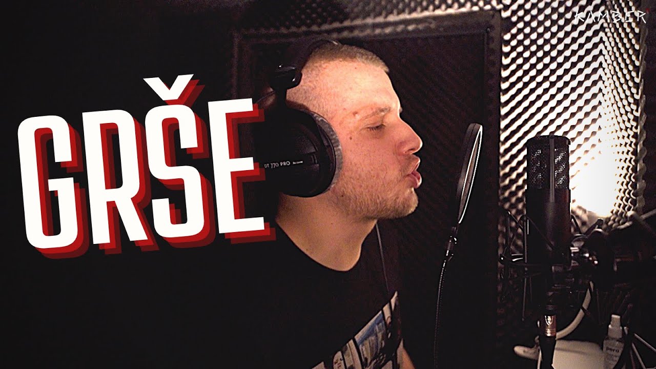 GRŠE zavrsava album / pogledajte kako izgleda snimanje rep pjesme