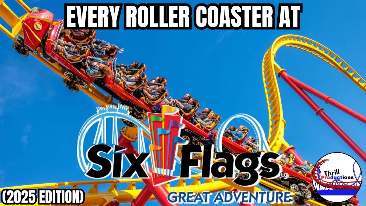Every Roller Coaster at Six Flags Great Adventure! (2025 Edition)