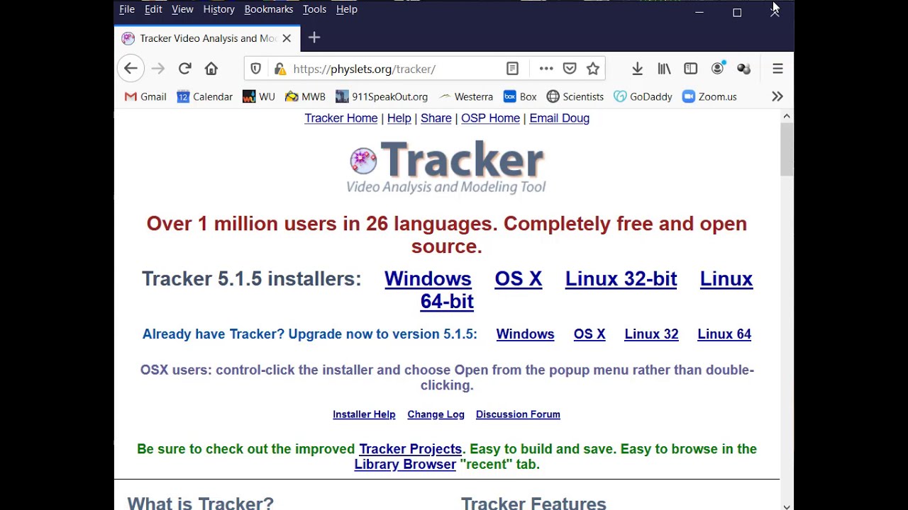 Using Tracker