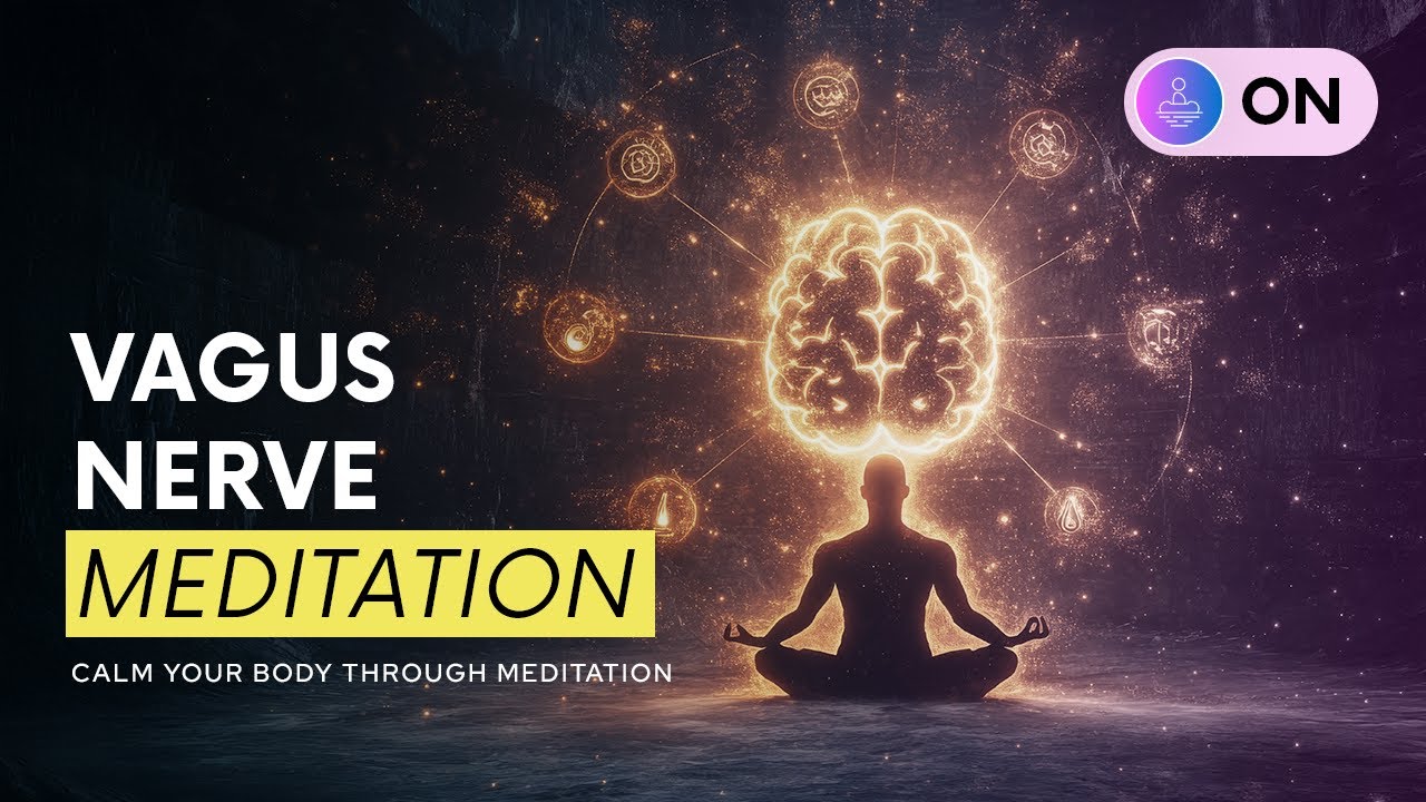Vagus Nerve Meditation | Unwind after a long day | Deep Music Therapy to Calm Anxiety, Heal Trauma
