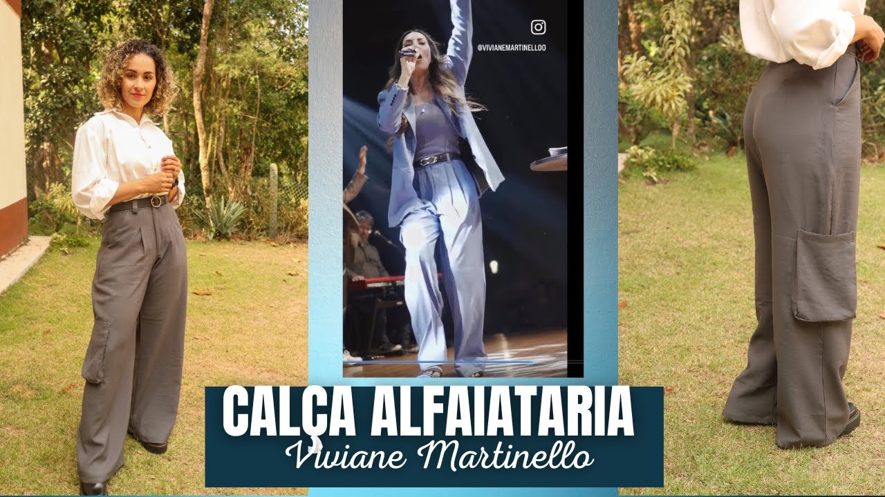 Calça Alfaiataria Viviane Martinello | MOLDE E COSTURA