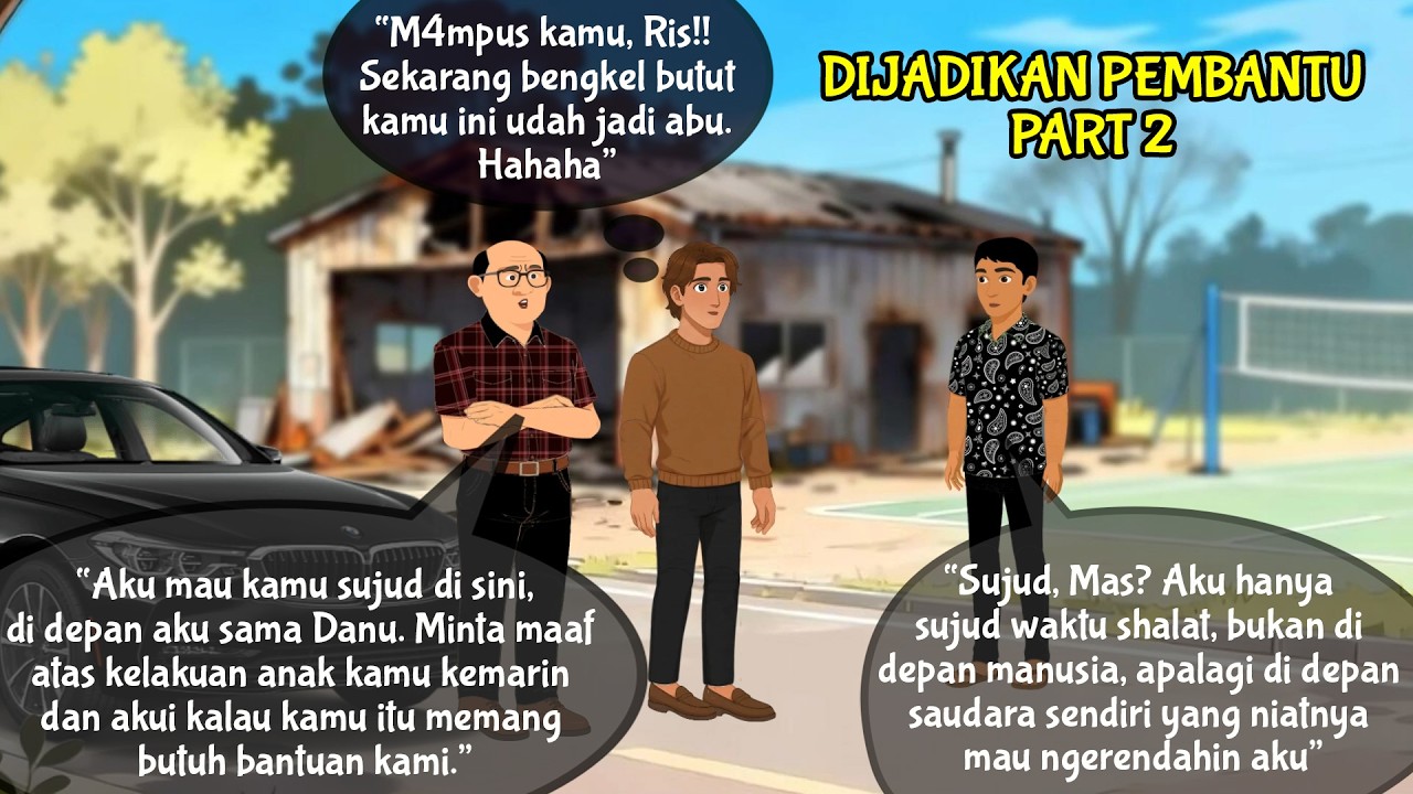 KARMA SAUDARA YANG DZOLIM DENGAN ADIK KANDUNGNYA SENDIRI | Animasi Kartun Drama