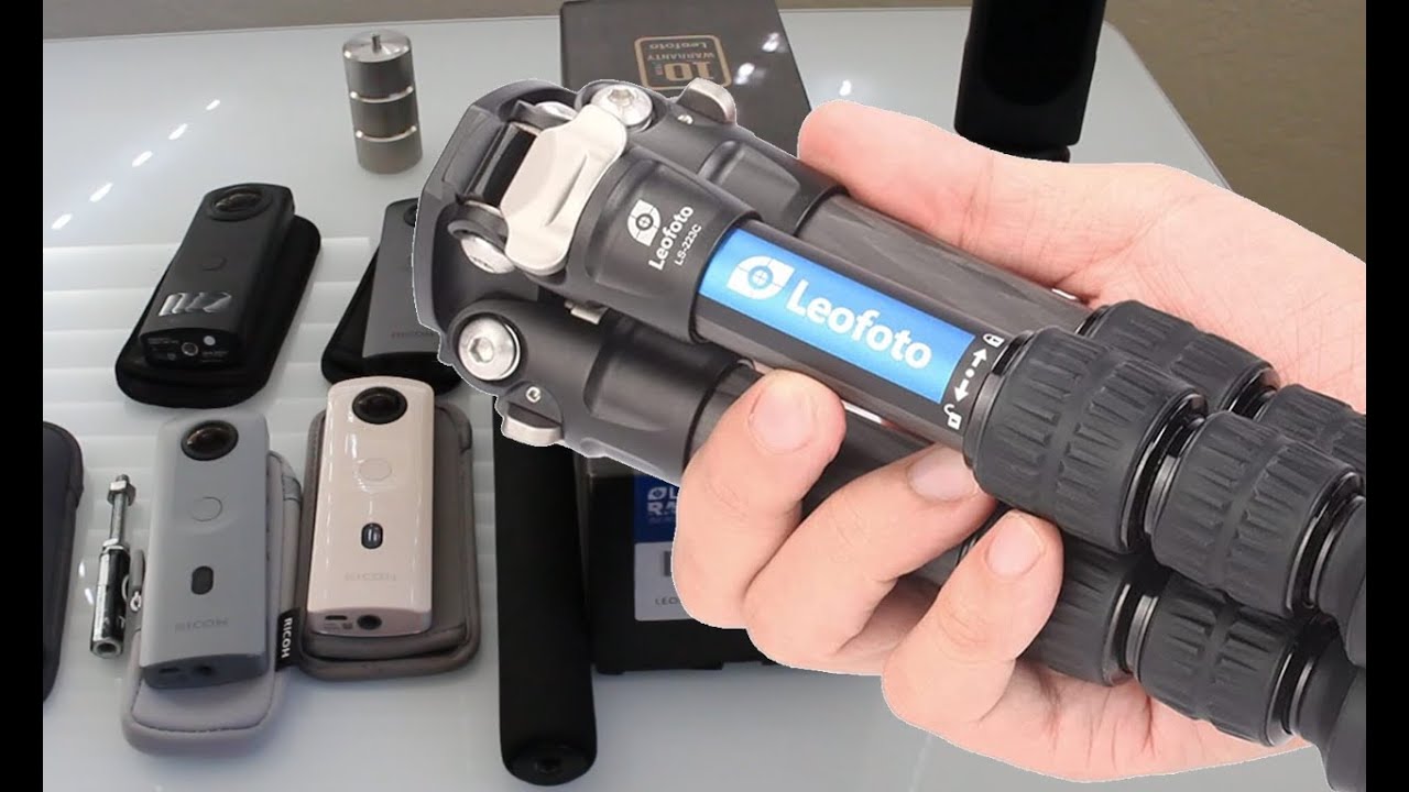 360 Camera Tripod Review Leofoto LS-223C Carbon Fiber Super Small Base