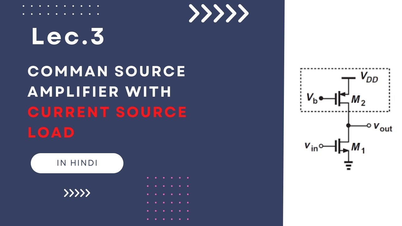 common source amplifier with current source load