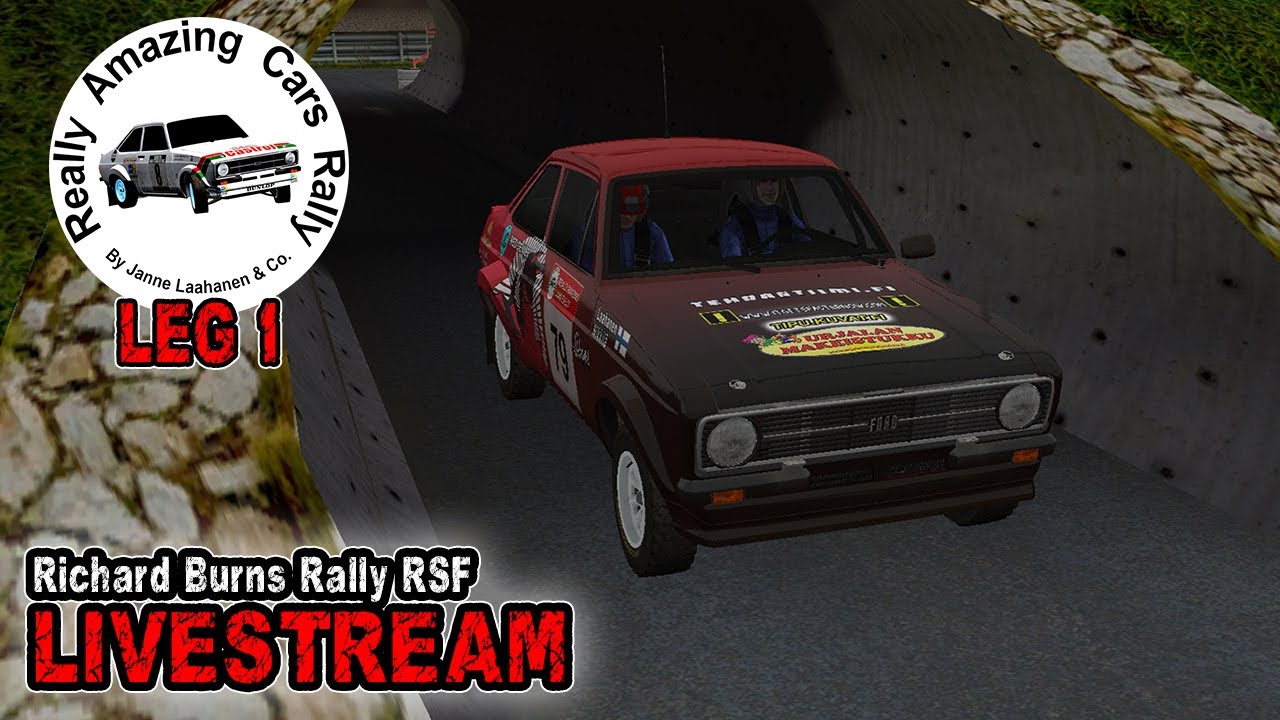 Really Amazing Cars Rally LEG 1 - Richard Burns Rally RSF - LIVESTREAM