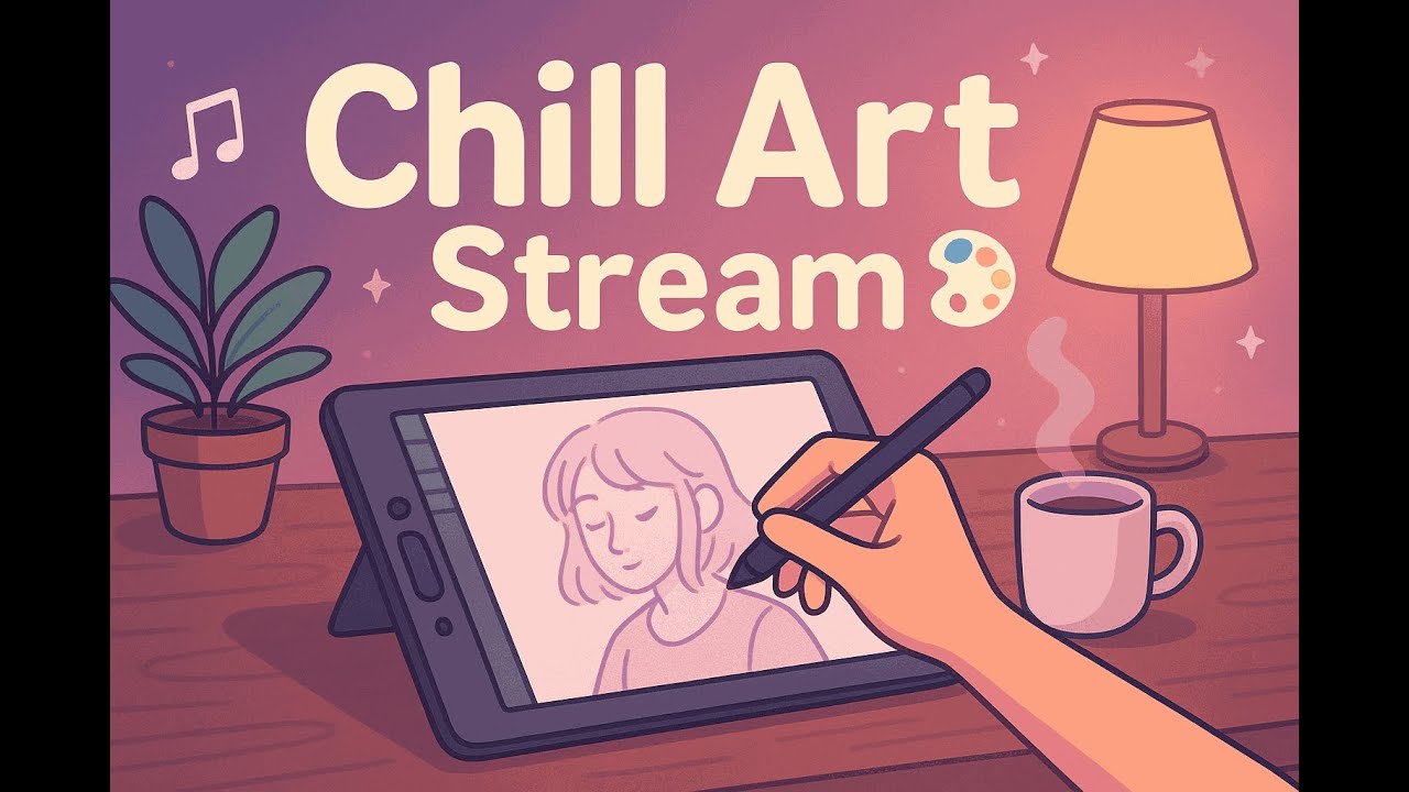 Relaxing Late Night Digital Art | Medibang Speedpaint on Huion Tablet 🎨