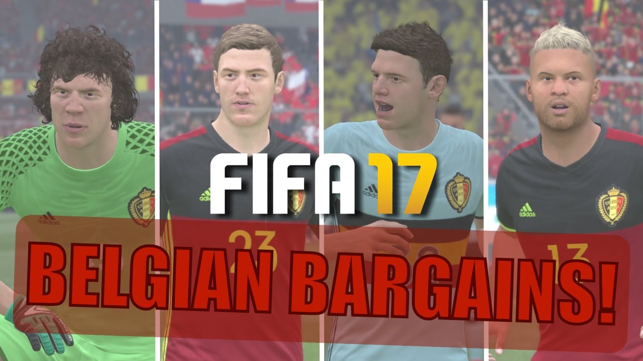 TOP 20 BELGIAN BARGAINS | FIFA 17 Career Mode
