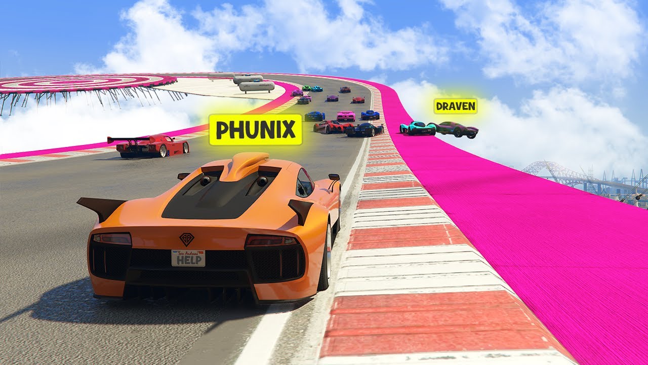 There Was 20 PLAYERS in my Way on these GTA 5 Races..