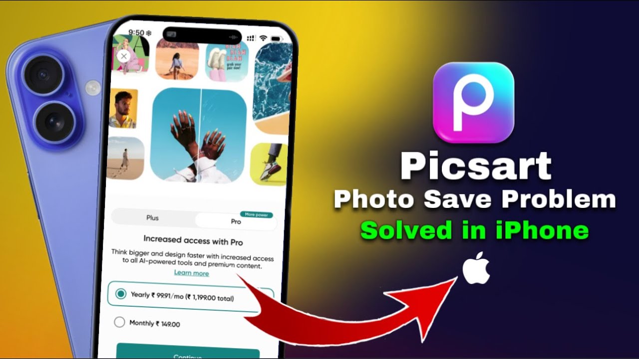 iPhone Picsart Save Problem Solved / How to Solve Picsart Save Problem in iPhone