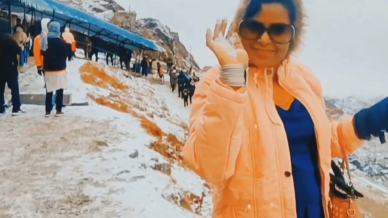 गॅंग टॉक चे चीन बॉर्डर 🇮🇳 Nathula pass snow ❄️🌨️ world 🌍