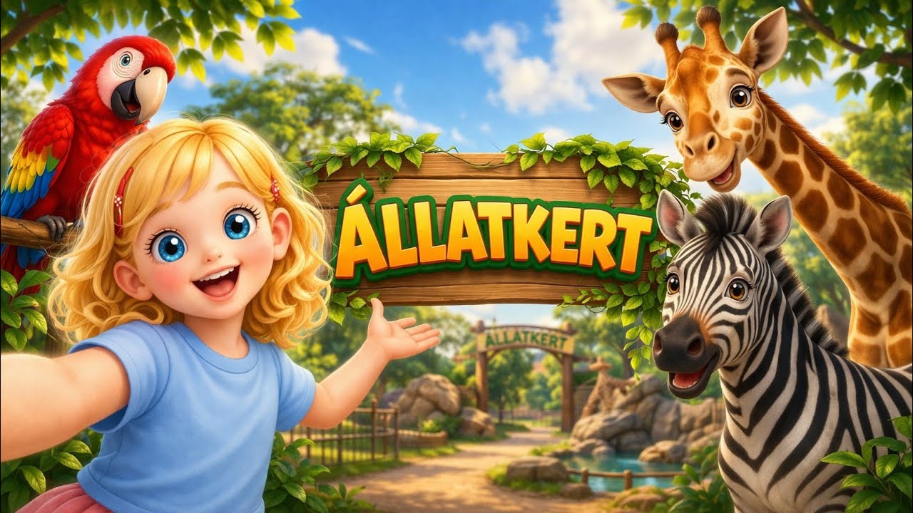 Hé pajti! - Vidám állatkerti gyerekdal 🦒🐘