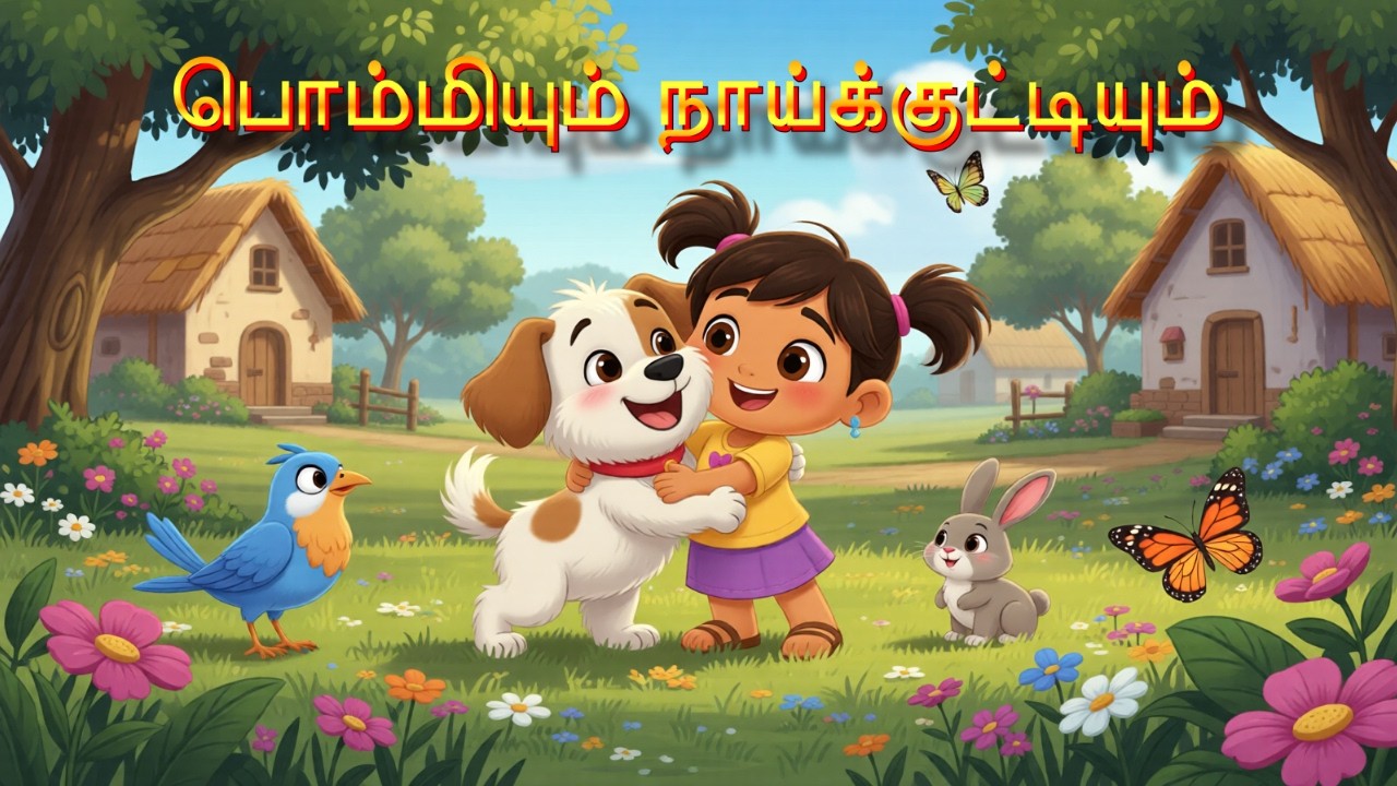Stories in Tamil | பொம்மியும் நாய்க்குட்டியும் | Tamil Moral Stories | Kutty Story | Mynaa Kuruvi 