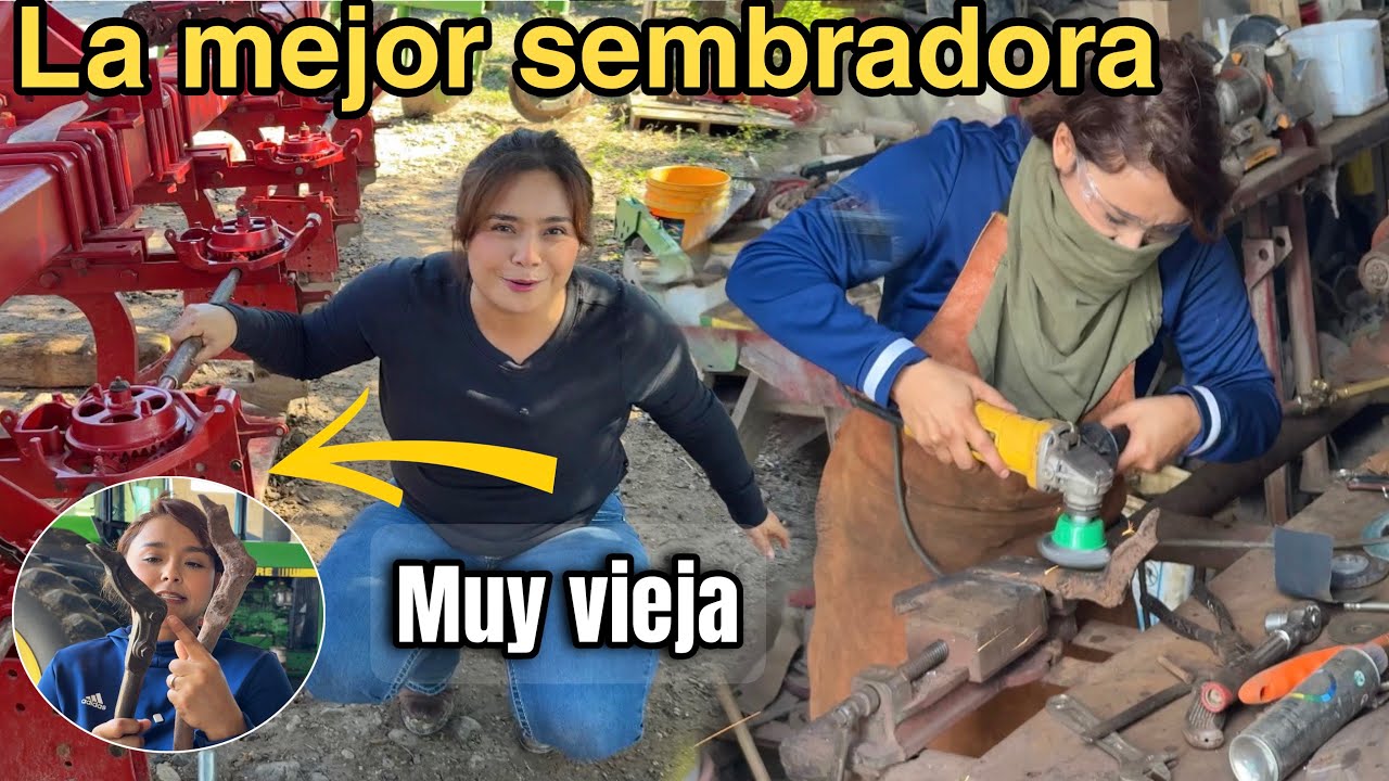 Compramos una sembradora vieja 😱la cambiamos arreglando fierros viejos 😅