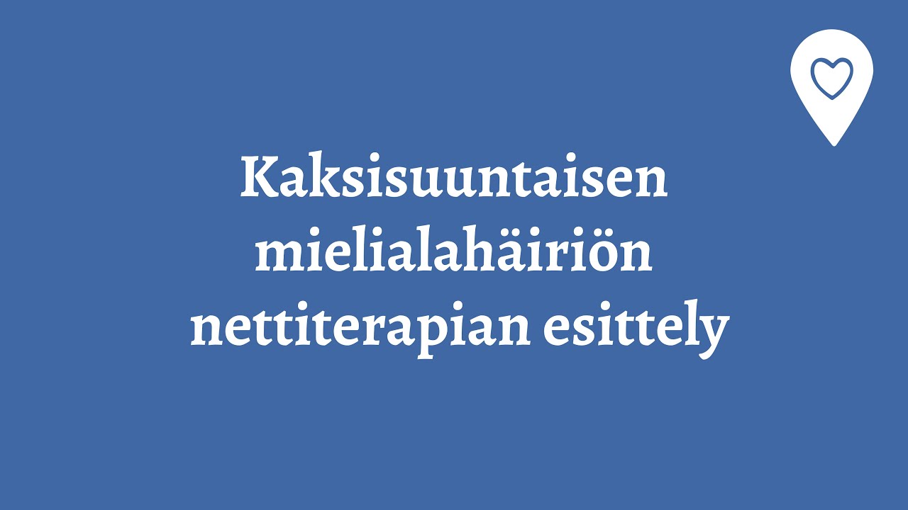 Kaksisuuntaisen mielialah&auml;iri&ouml;n nettiterapian esittely