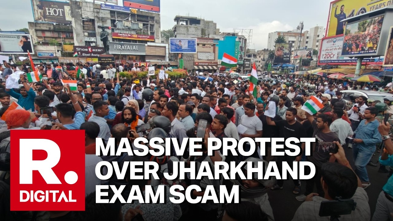 Jharkhand Exam Scam Row: Students & BJP MPs Protest Recruitment Scam