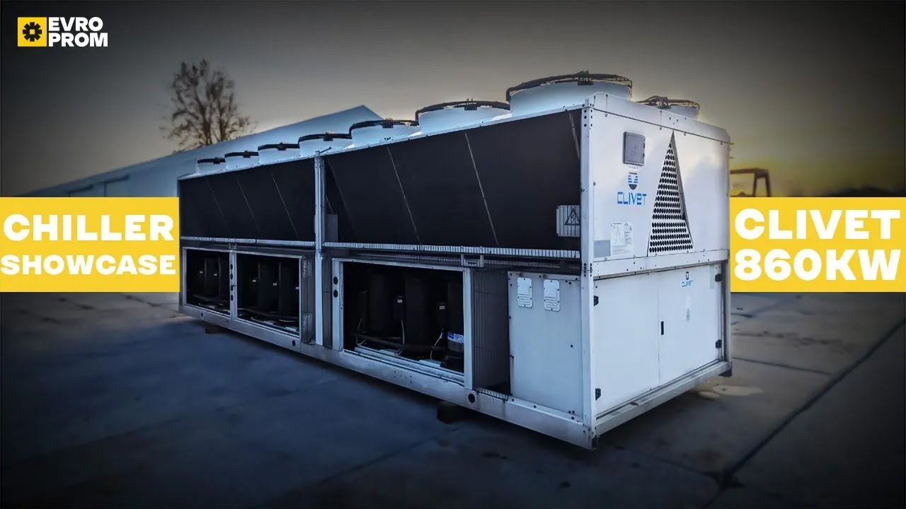 Showcase AIRCOOLED CHILLER CLIVET WSAT-XSC 860 KW