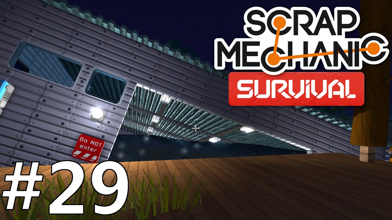 ZATOPIŁEM WARSZTAT, PIERWSZE TESTY OBRONY Scrap Mechanic Survival #29