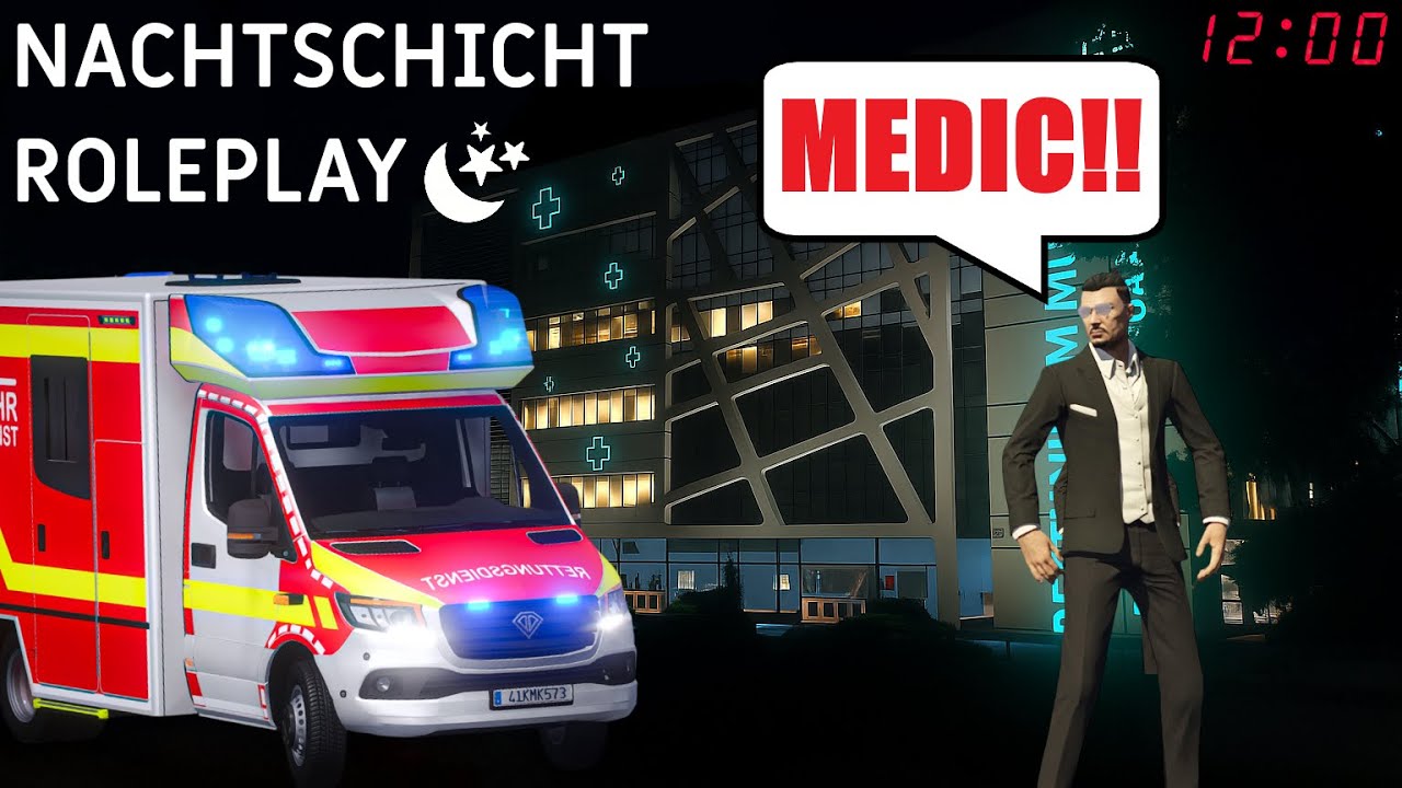 NACHTSCHICHT RP🌙 | mit @J_to_the_ulius (FiveM: München Roleplay) [German/HD]