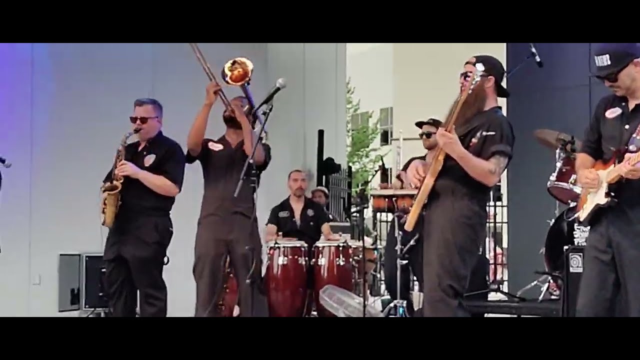 Ernie Johnson From Detroit 7 1 23 Vid 6 Big Band Jazz Funk  Rock. - Live Levitt - w  Drums Solo