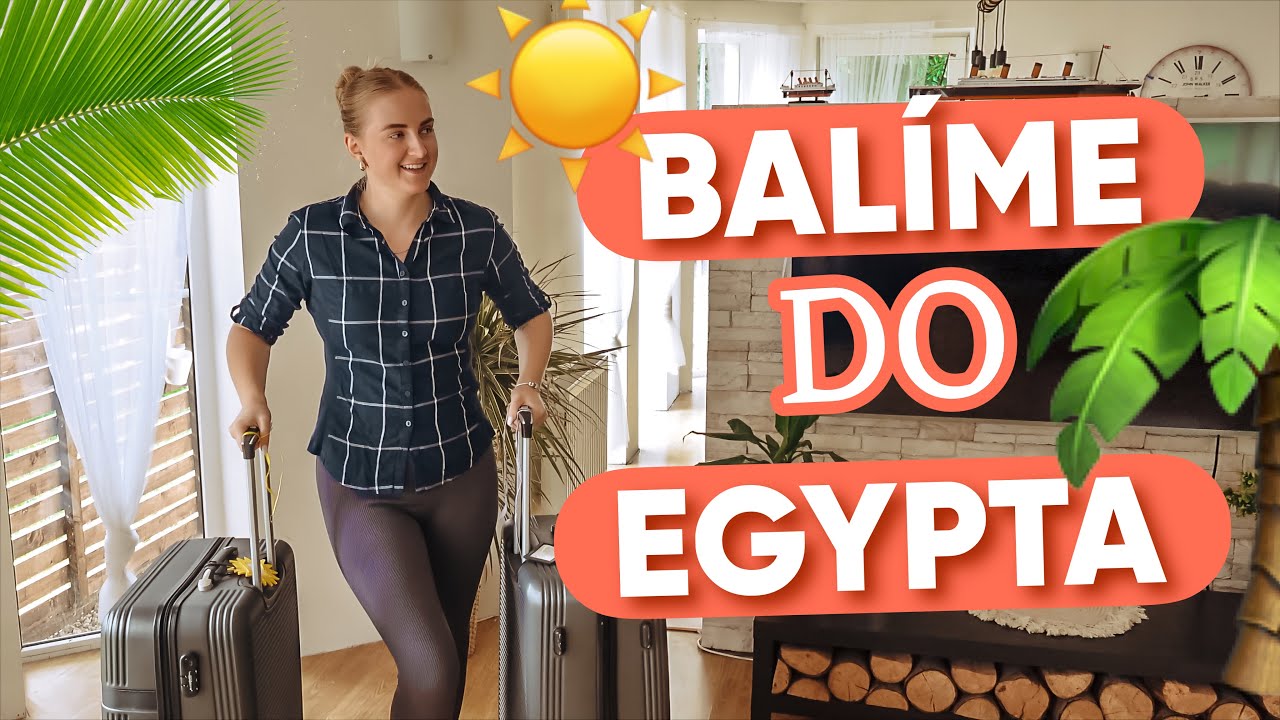 ☀️BALÍME DO EGYPTA 🌴| Kdo si toho balí nejvíc?😱🧳
