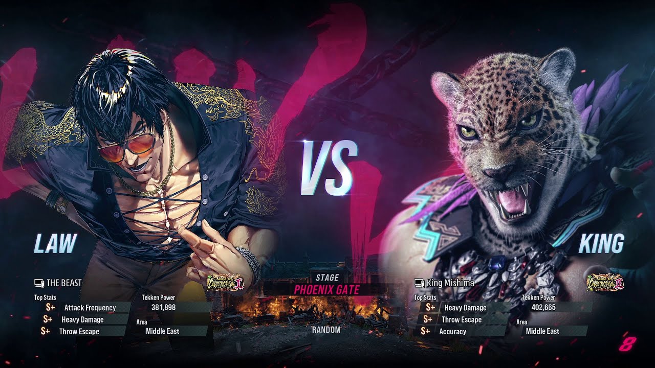 BSK (Law) VS The Jon (King) Tekken 8 Ranked